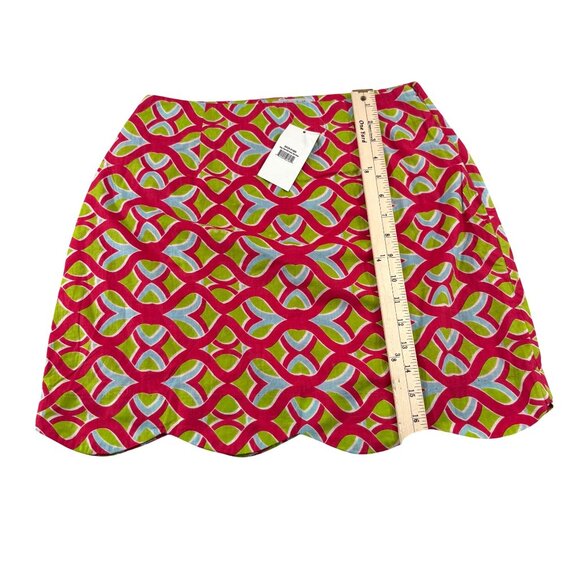 Buckhead Betties Cotton Scallop Hem Skirt S - Picture 4 of 5